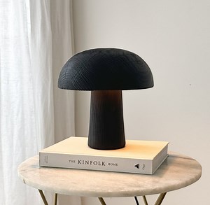 Wood Table Lamp, Minimal Nordic Living Room, Handmade Wood Sculpture, Mid-century, Desk Lamp, Minimal Design - Etsy