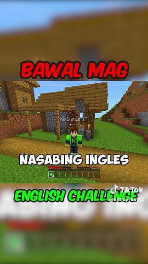 minecraft pero bawal ako mag english!#minecraft #minecraftbedrock #fyp #foryou #english