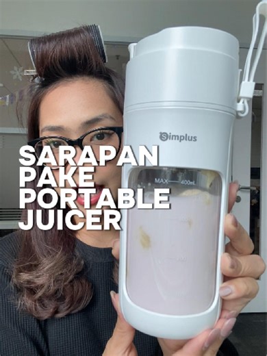 best buy aku untuk memulai 2026 yang lebih kece lagi pake portable juicer yang bisa dimasukin ke dalam tas! #SIMPLUS #SIMPLUSID #portableblender #portablejuicer #blenderportable
