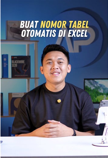 Cara buat nomor tabel secara otomatis di Excel 😎 Share ke teman kamu biar mereka juga tau! #lifehacks #excel #microsoftexcel #tips
