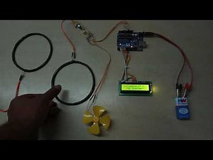 Wireless Charging Project with Voltage Display in LCD using Arduino