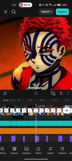 Akaza Edit Tutorial 🔥 | Smooth Demon Transition + Effects 😤💥