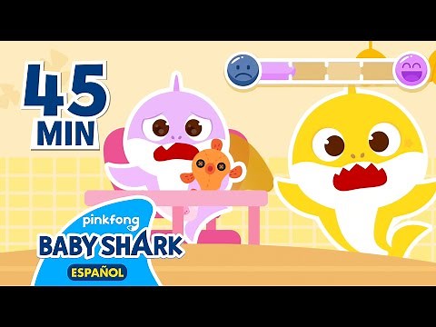¡Aquí Estás! Tiburón Bebé Niñero y Más | Cuentos Infantiles | Baby Shark en español