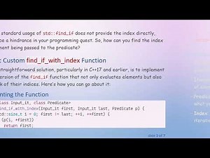 How to Find the Index of Elements Using Predicates in STL Functions C+ +