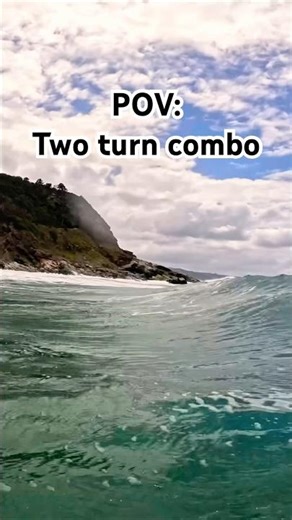 Surfing POV 2 turn combo! First or second turn? #surfadventure ‪@norrona‬