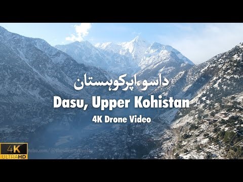 Dasu, Upper Kohistan After Snowfall | 4K Drone Video | Travel Pakistan | @TheSilentTraveler