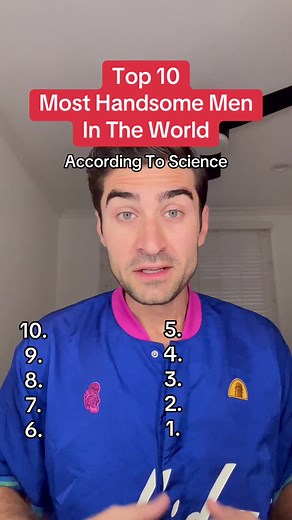 Top 10 Most Handsome Men According to Science