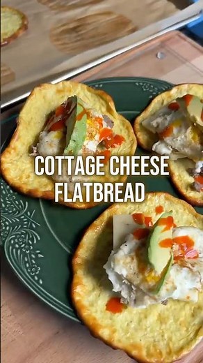 How to make the Best High Protein Cottage Cheese Flatbread : Fast, Healthy, & Gluten Free! 🍳☀️