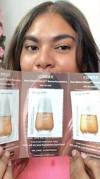 Free Samples of Clinique Foundation on Oily Skin: Clinique Even Better Serum Foundation #shorts