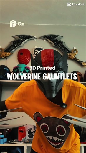 I built real Wolverine Gauntlets #3dprinting #engineering