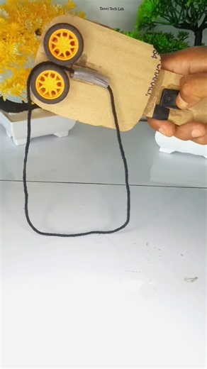 Easy DIY DC Motor Science Experiment | Made with Simple Materials | School Project Idea #DCMotor #dc