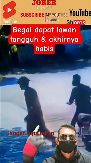 begal ketemu lawan tangguh