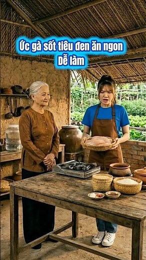 Ức gà sốt tiêu đen ngon, dễ làm tại nhà. Ngoại chỉ cho #food #amthuc #nauan