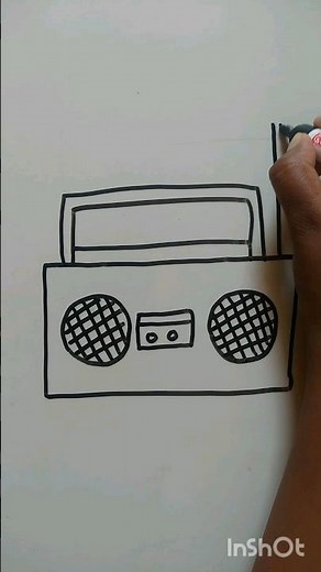 How To Draw Radio Easy