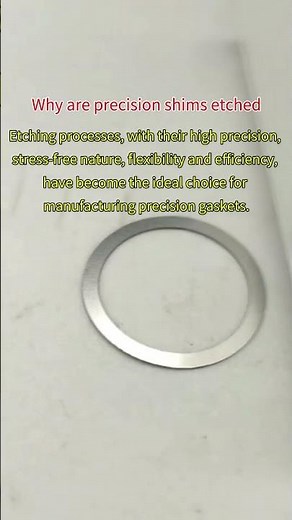 Why are precision shims etched#etching #metaletching #metaletchingchemical
