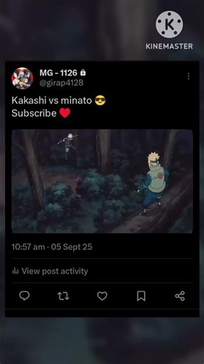 Kakashi vs minato 😎 #naruto #anime #minato