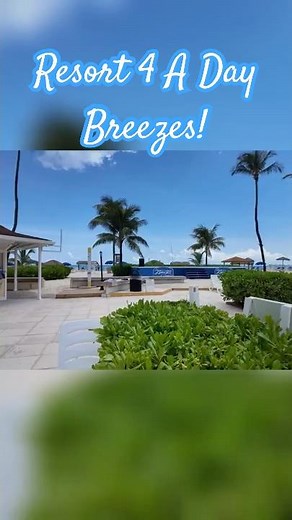 Breeze Beach Tour: Nassau Bahamas. Private Beach & Water Exploration #shorts