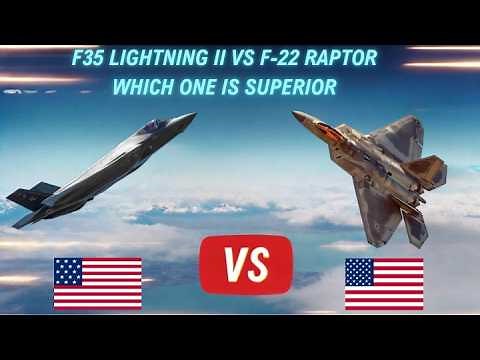 Comparison Between F35 Lightning II vs F-22 Raptor/Ultra Defence