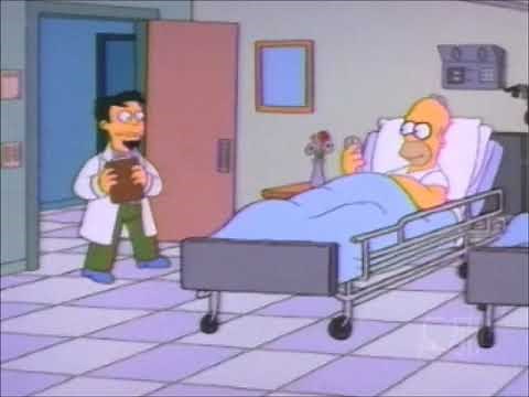 Simpsons Homer in the "Hospital".