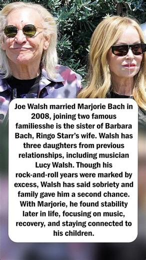 Joe Walsh’s Second Chance at Family