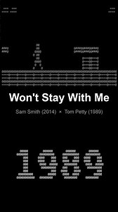 Sam Smith × Tom Petty | Won’t Stay With Me #samsmith #tompetty