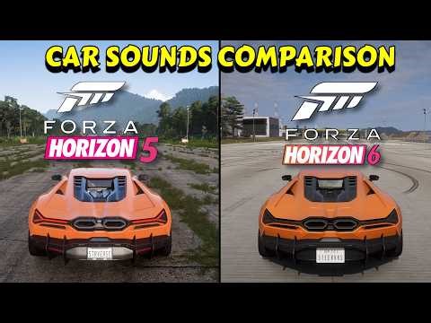 Forza Horizon 5 Vs Forza Horizon 6 - Cars SOUNDS Comparison (4K)