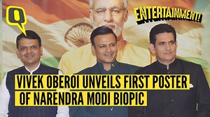 90K views · 80 shares | Watch Vivek Anand Oberoi and Devendra Fadnavis unveil the poster of the Narendra Modi biopic, titled 'PM Narendra Modi'. Catch the full story here: https://bit.ly/2AuNL7N | The Quint | Facebook