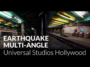 Earthquake on the Studio Tour - Multi-Angle (Both Sides) - Universal Studios Hollywood