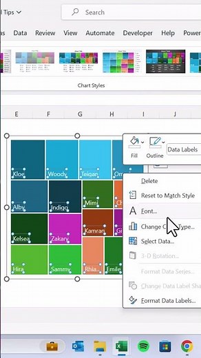 Unlock the Power of TREEMAP in Excel: You Won't Believe How Easy It Is! #shorts