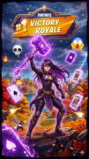😱 Fortnine 🃏 Le pouvoir des cartes 🔥 #4k #Fortnite #VictoryRoyale #squareonionpro