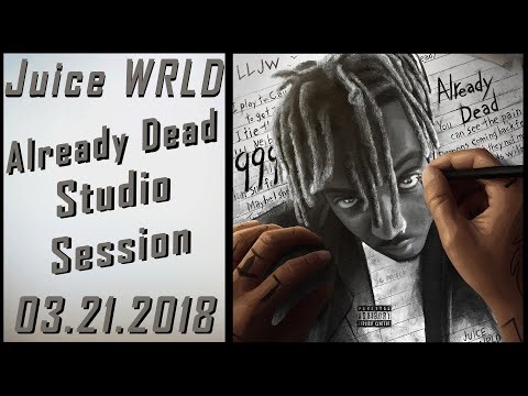 Juice WRLD Recording "Already Dead / Relapse" - Full Studio Session & Song - 03.21.2018