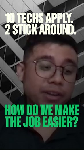 Ten in → two stay. It’s not a talent problem. It’s the grind — the heat, the conditions, the days that ask a lot and give very little back. You can’t cool a data center, but you can make the work feel more workable. What would actually make the job easier for the techs doing it every day? We dig into that in Pivot Point. Replay’s live. Watch here: https://buildops.com/resources/the-trades-are-at-a-pivot-point/ | BuildOps