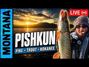 Pike Fishing Marathon — Kokanee, Rainbow Trout & Northern Pike at Pishkun, Montana #LIVE #FISHING