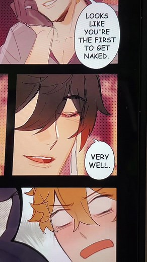 #zhongli and #childe play strip TCG #zhongchi #zhongligenshinimpact #tartaglia #tartagliagenshinimpact #childegenshinimpact #genshinimpact #genshin