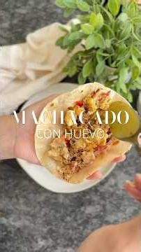 Machacado con huevo, el clásico desayuno del norte de México #desayuno #almuerzo #norteño #monterrey