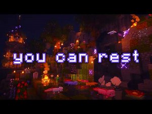 some peaceful alone time... (minecraft music w/ water, rain, fire)