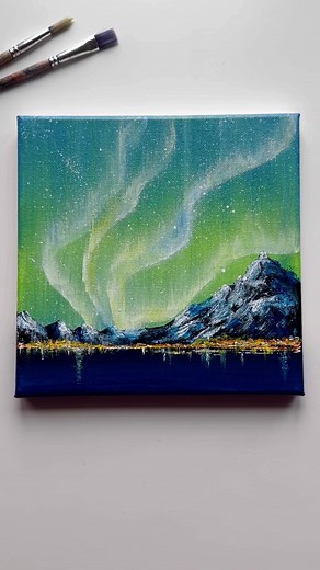 Aurora Borealis Painting Techniques for Beginners