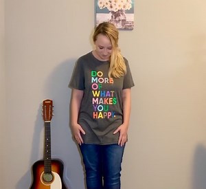 Watch Fun Happy Graphic T-Shirt on Amazon Live