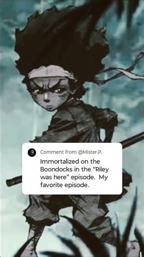 Boondocks was predictive programming for the aware. ✨💎✨