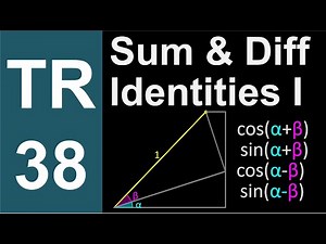 TR-38: Angle Sum and Difference Identities (Trigonometry series by Dennis F. Davis)