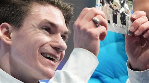 Team USA’s Maxim Naumov honors his late parents at the Olympics