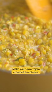 🌽 You need just four things to make your own vegan creamed corn. Fresh herbs. Juicy English sweetcorn. A can of coconut milk. And spices for seasoning. 🥥 Creamy and rich. And ready in less than 30 minutes. This summer side dish is a delicious way to eat freshly grown UK corn. Coconut Creamed Sweetcorn Serves 4 2 corn on the cobs 2 spring onions 2 garlic cloves A thumb of ginger 1 chilli A handful of coriander 200ml coconut milk Pull the leaves and silks off the corn cobs. Slice a little off th