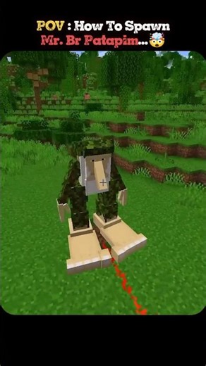 How to Spawn Mr. Br Patapim in Minecraft...🤯 #shorts #viral #trending #patapim #Minecraft