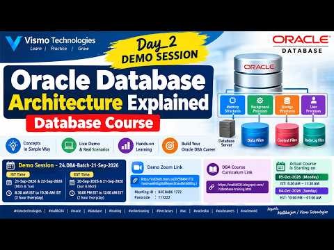 Day_2_Demo_Session | Oracle Database Architecture Explained | Database Course