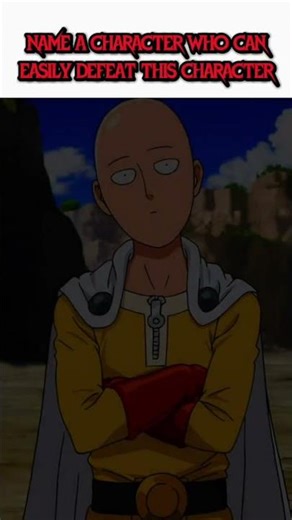 who can defeat him? #anime #onepunchman #edit #trending #thinking