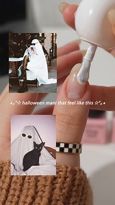 10K views · 30 reactions | Meet the ghost mani that’s too cute to...