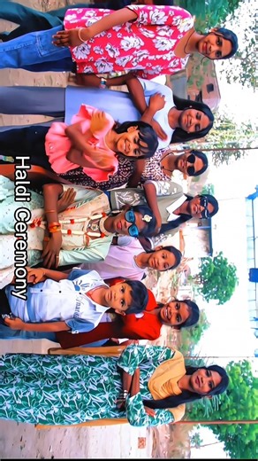Girl's Haldi Ceremony 💗🎉 #haldifunction