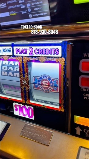 I got my first Top Dollar $200/Spin at the BELLAGIO Las Vegas