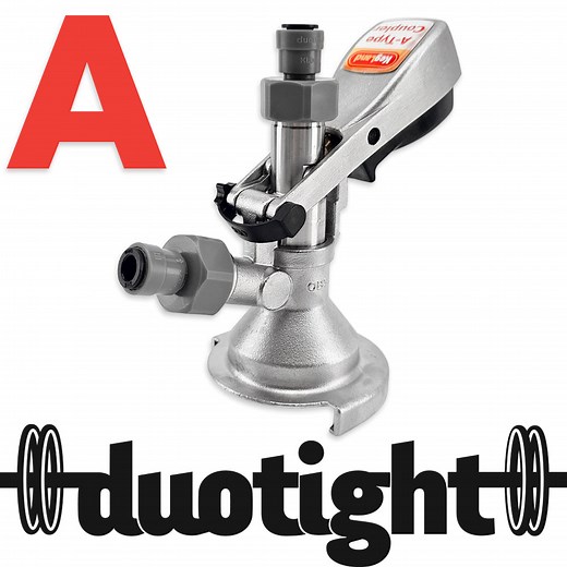 A-Type Keg Coupler with 8mm duotight Push-Fit