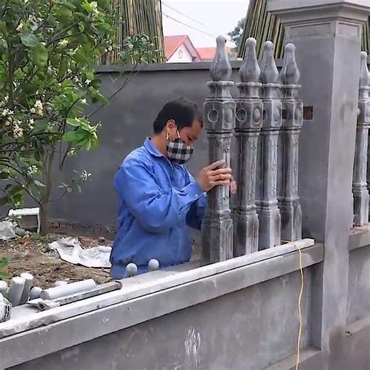 The best way to make a fence with cement! | MetDaan DIY